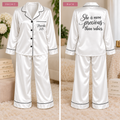 Proverbs 3:15 “More Precious Than Rubies” Satin Pajama Set